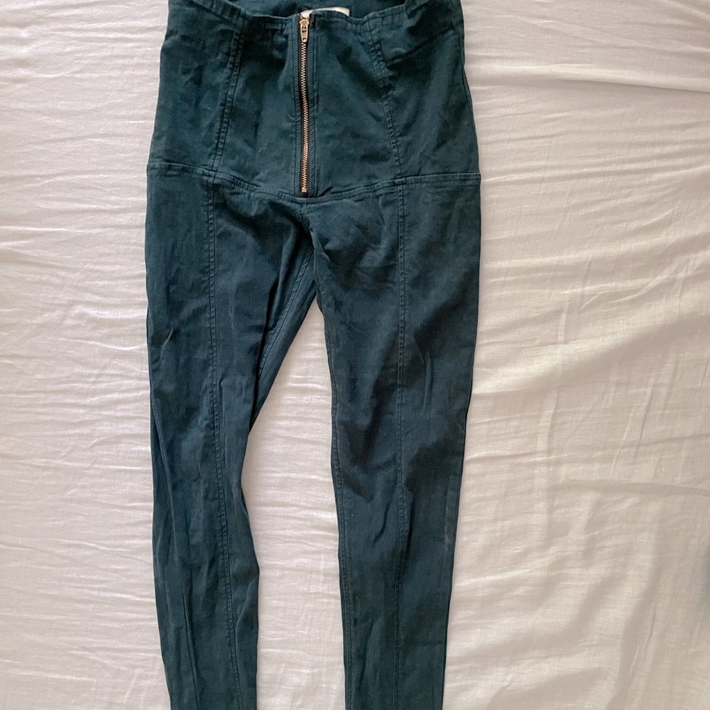 Prairie Underground Denim Girdle legging, Emerald